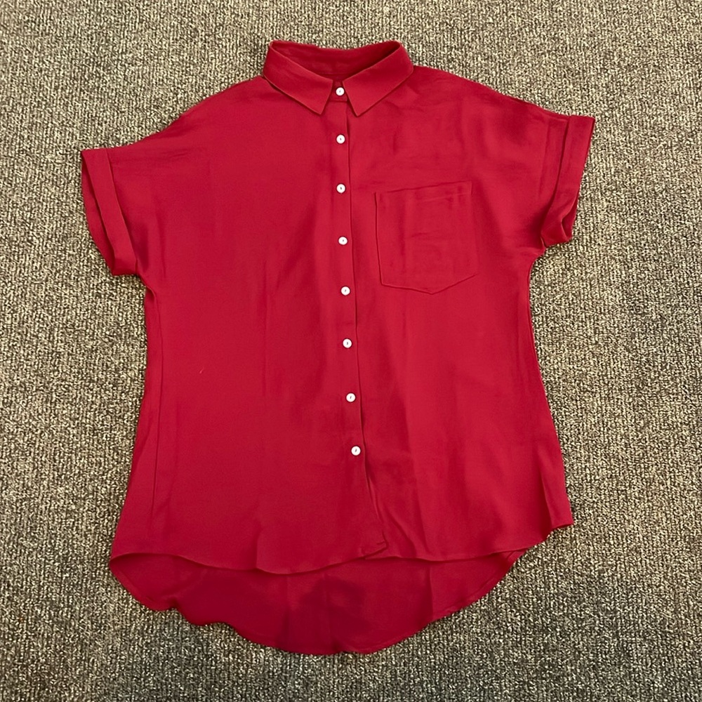 Dark red women’s blouse